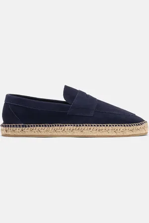 Scarosso Diego Blue Suede - Uomo Espadrillas - Camoscio 39