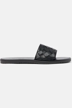 Scarosso Ulisse Black Woven - Uomo Sandali - Vitello 39