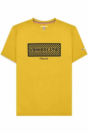 Lambretta Checker Box Uomo T-shirt SS1002-PASSIONE