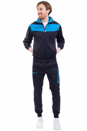 Givova Tuta Visa Completo sportivo scuro / turchese