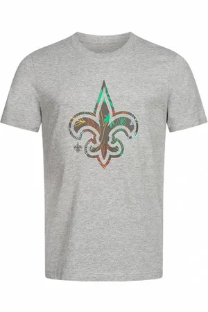 Fanatics New Orleans Saints NFL Uomo T-shirt 1108M-GRY-SB1-NOS