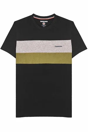 Lambretta Pannelled Tee Uomo T-shirt SS9036-BLK