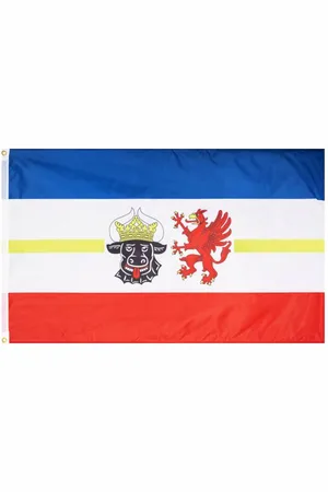 MUWO Meclemburgo-Pomerania occidentale "Deutschland" Bandiera 90x150cm