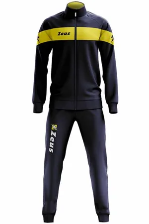 Zeus Tuta Apollo Uomo Completo sportivo Navy giallo