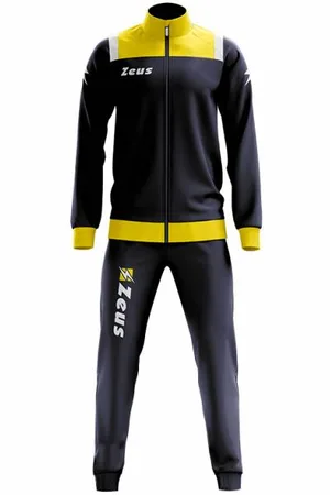 Zeus Tuta Relax Vesuvio Uomo Tuta sportiva Navy giallo