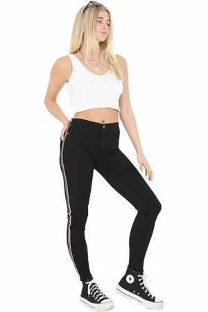 Brave Soul Ribbon Donna Skinny Fit Jeans LJN-343RIBBON
