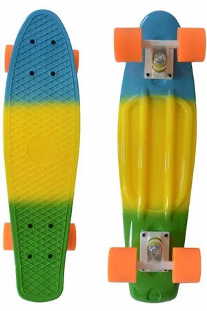 MUWO "Cruiser" Penny Board Mini Skateboard giallo