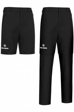 Kirkjubøur ® Zip-Off Uomo 2-in-1 Pantalone da trekking