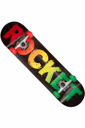 Rocket Rocket Rasta Fade 8" Skateboard RKT-COM-1535