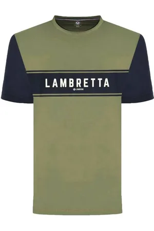 Lambretta Lichen Uomo T-shirt SS9819-LCNGRN/BLUGRP