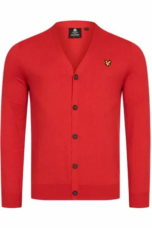 Lyle & Scott Lyle & Scott Merino-Wolle Uomo Cardigan KN1455V-Z824