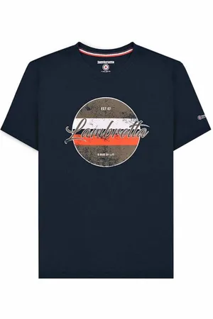 Lambretta Vintage Print Uomo T-shirt SS1010-NAVY