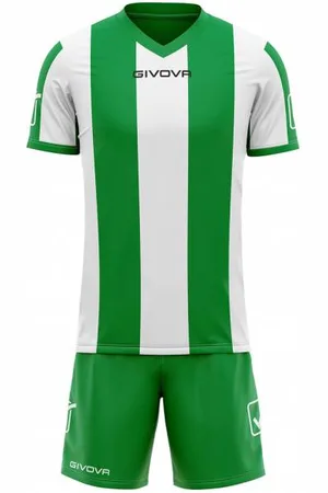 Givova Set da calcio Maglietta con Shorts Kit Catalano / Bianco