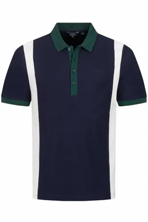 Ben Sherman Vintage Sports Uomo Polo 0076367-MARINE
