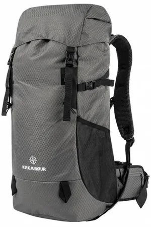 Kirkjubøur ® "Vindelfjäll" Trekking outdoor Zaino 35 L grigio