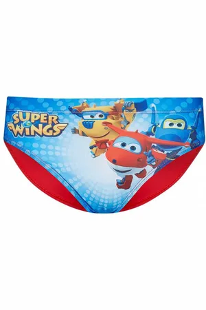 Sun City Super Wings Bambino Slip da bagno QE1751-rosso