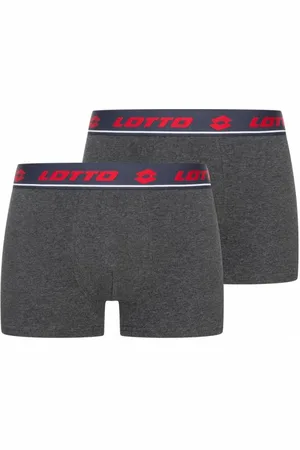 Lotto Uomo Boxer Set da 2 rosso/antracite 397994
