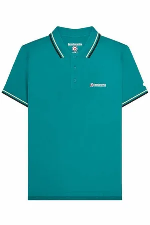 Lambretta Doppia Punta Uomo Polo SS1608-DEEP LAGOON