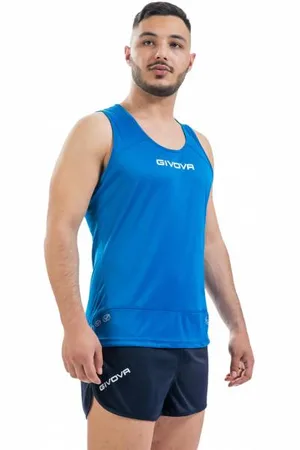 Givova New York Uomo Set da atletica leggera Canotta + Short KITA07-0204
