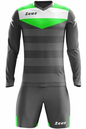 Zeus Argo Set da portiere Maglia a maniche lunghe con pantaloncini grigio