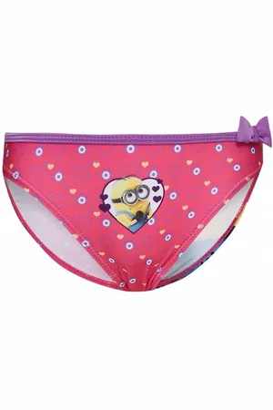 Sun City Cattivissimo me Minions Bambina Costume da bagno EP1965-fucsia