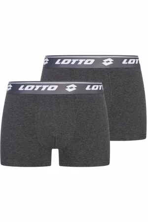 Lotto Uomo Boxer Set da 2 bianco/antracite 397857