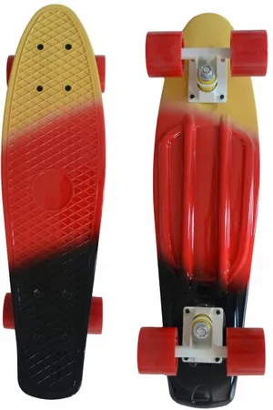 MUWO "Cruiser" Penny Board Mini Skateboard rosso