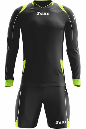 Zeus Paros Set da portiere Maglia a maniche lunghe con pantaloncini Giallo Neon