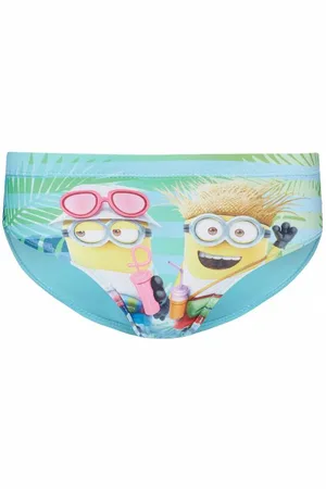 Sun City Cattivissimo me Minions Bambini Slip da bagno ER1786-turchese