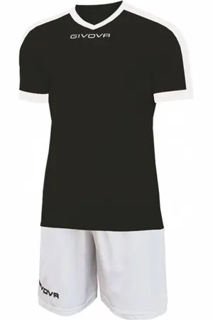 Givova Kit Revolution Maglietta da calcio con Shorts bianco