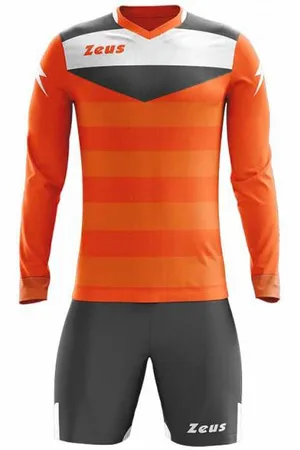 Zeus Argo Set da portiere Maniche lunghe Maglietta con pantaloncini neon grigio