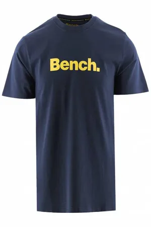 Bench Cornwall Uomo T-shirt Abbigliamento da lavoro BNCH 002-NAVY