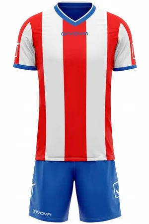 Givova Set da calcio Maglietta con Shorts Kit Catalano / bianco