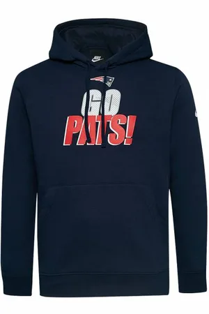 Nike New England Patriots NFL Club Fleece Uomo Felpa con cappuccio NKDK-41S-8K-CMD