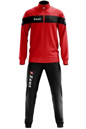 Zeus Tuta Apollo Uomo Completo sportivo rosso