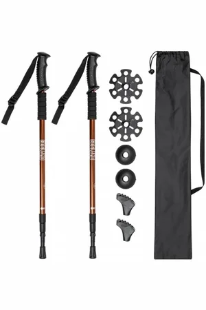 GOGLAND Trekking Bastoncini da trekking marrone