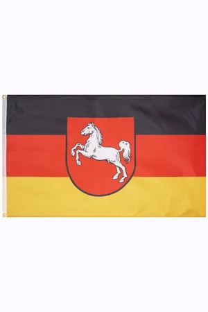MUWO Bassa Sassonia "Deutschland" Bandiera 90x150cm