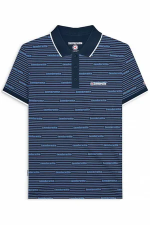 Lambretta Repeat Logo Uomo Polo SS1221-NAVY