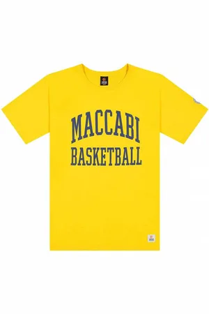 Euroleague Maccabi Tel Aviv Uomo T-shirt da basket 0194-2549/2015