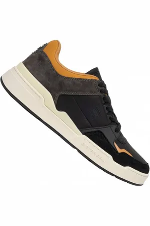 G-Star ATTACC Low Uomo Camoscio Sneakers 2242 040514 BLK-LGRY