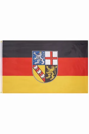 MUWO Saarland "Deutschland" Bandiera 90x150cm