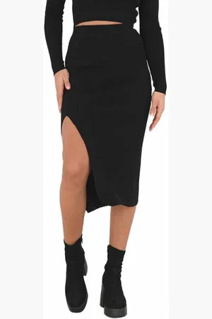 Brave Soul Tartan Donna Maxi gonna a coste LKS-364TARTAN