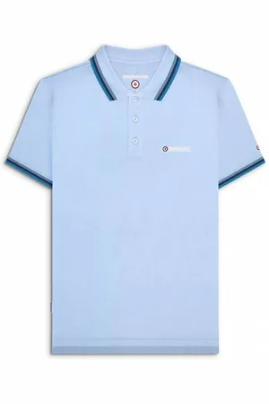 Lambretta Triple Tipped Uomo Polo SS1650-CIELO CHIARO