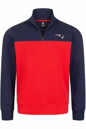 Fanatics New England Patriots NFL 1/4-Zip Uomo Felpa 261974