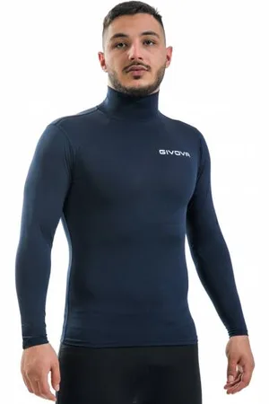 Givova Baselayer Corpus 3 Maglia dolcevita funzionale marina