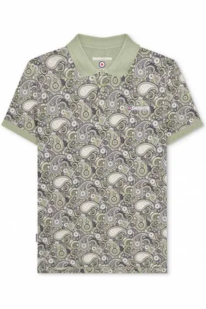 Lambretta Paisley Uomo Polo SS0031-DSRT SAGE