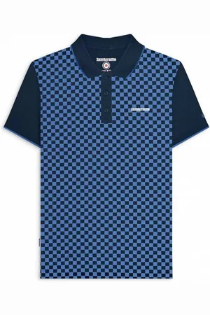 Lambretta Two Tone Uomo Polo SS1224-NAVY