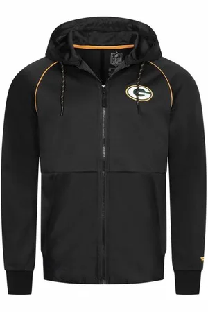 Fanatics Green Bay Packers NFL Uomo Felpa con zip 2922MBLKPRIGBP