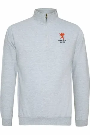 CASTORE CFC Genova 1/4-Zip Uomo Felpa INFGENMON14-22-GRIGIO