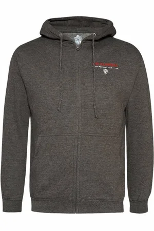 CASTORE UD Almeria FC Zip intera Uomo Felpa con zip INFALMMON9-22-CHARCOAL